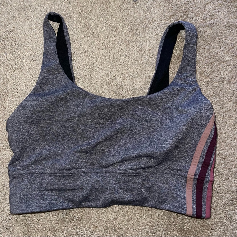 Lululemon gray sports bra. Size 8